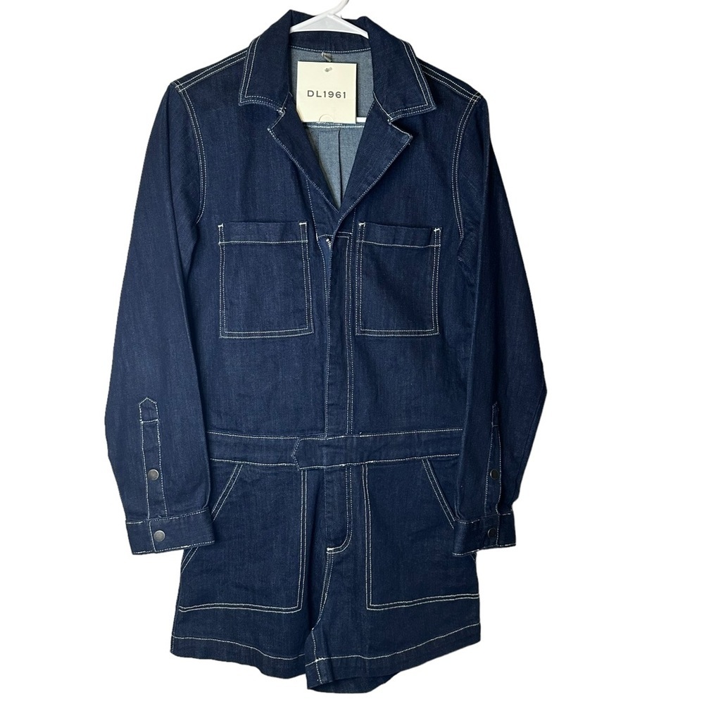 DL1961 Hannah Long Sleeve Denim Romper NWT Size‎ Medium
